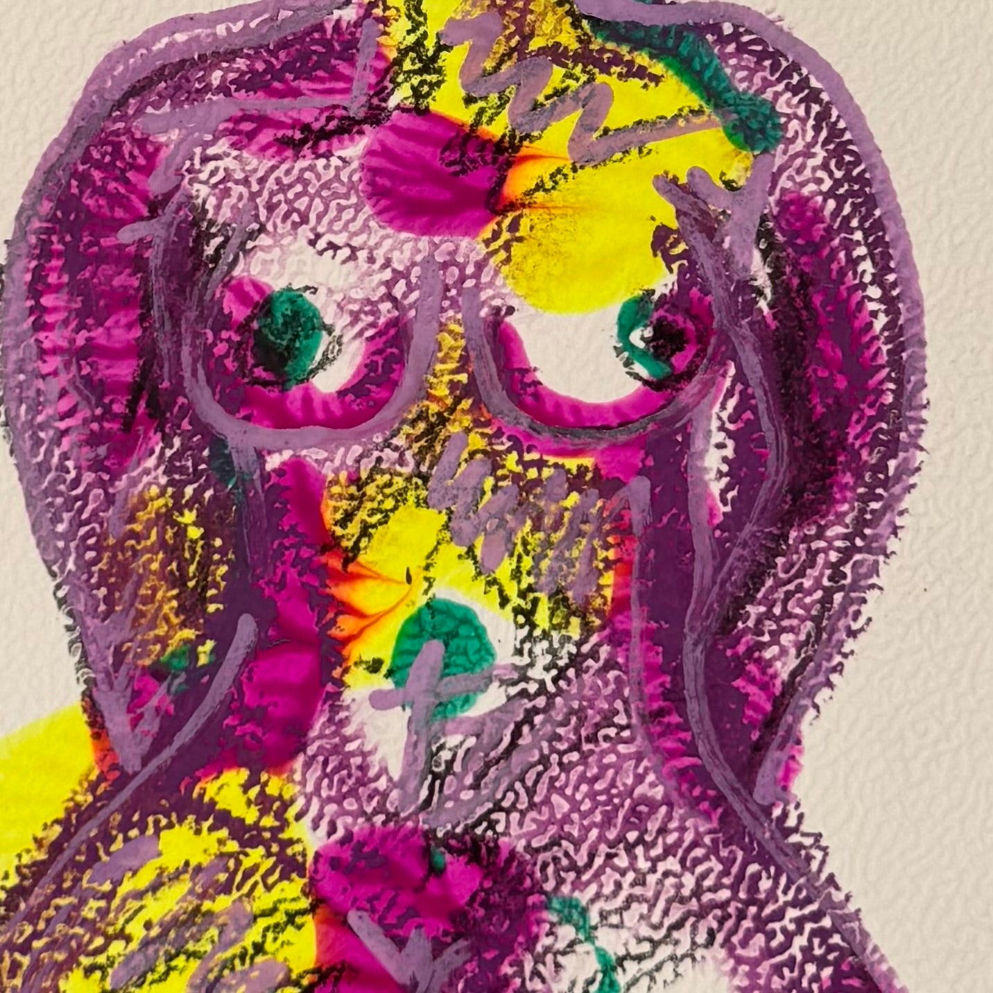 Original Kunstwerk „Goulina" - Out of this World - Kollektion
