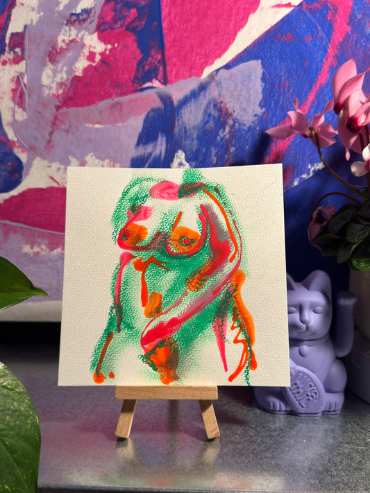 Original Kunstwerk „Lorinha" - Out of this World - Kollektion