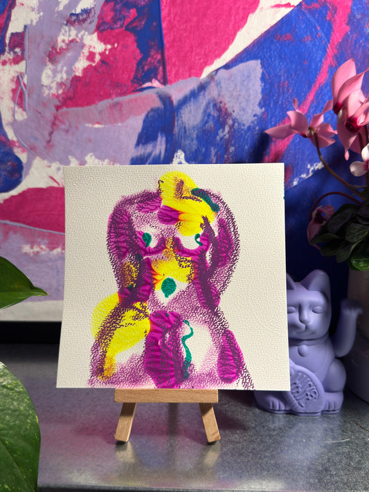 Original Kunstwerk „Goulina" - Out of this World - Kollektion