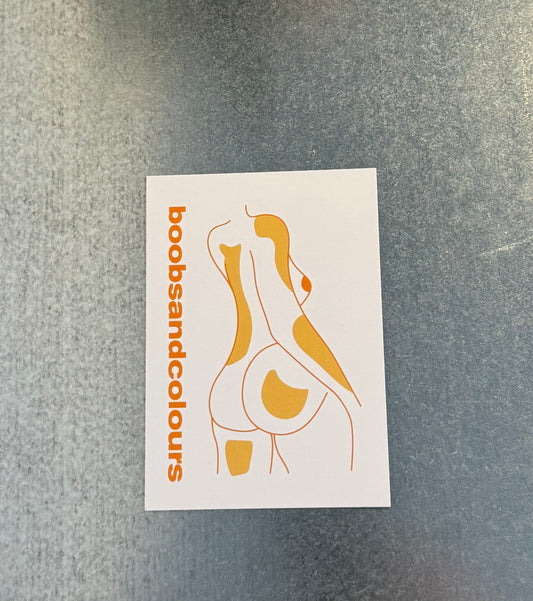 B&C Postkarte Print Orange