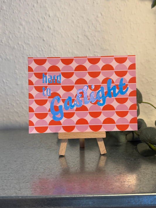 Crafty Postkarte „hart to Gaslight“