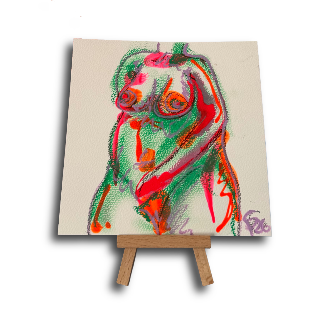 Original Kunstwerk „Lorinha" - OUT OF THIS WORLD KOLLEKTION