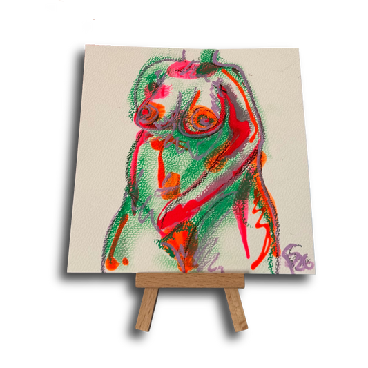 Original Kunstwerk „Lorinha" - OUT OF THIS WORLD KOLLEKTION