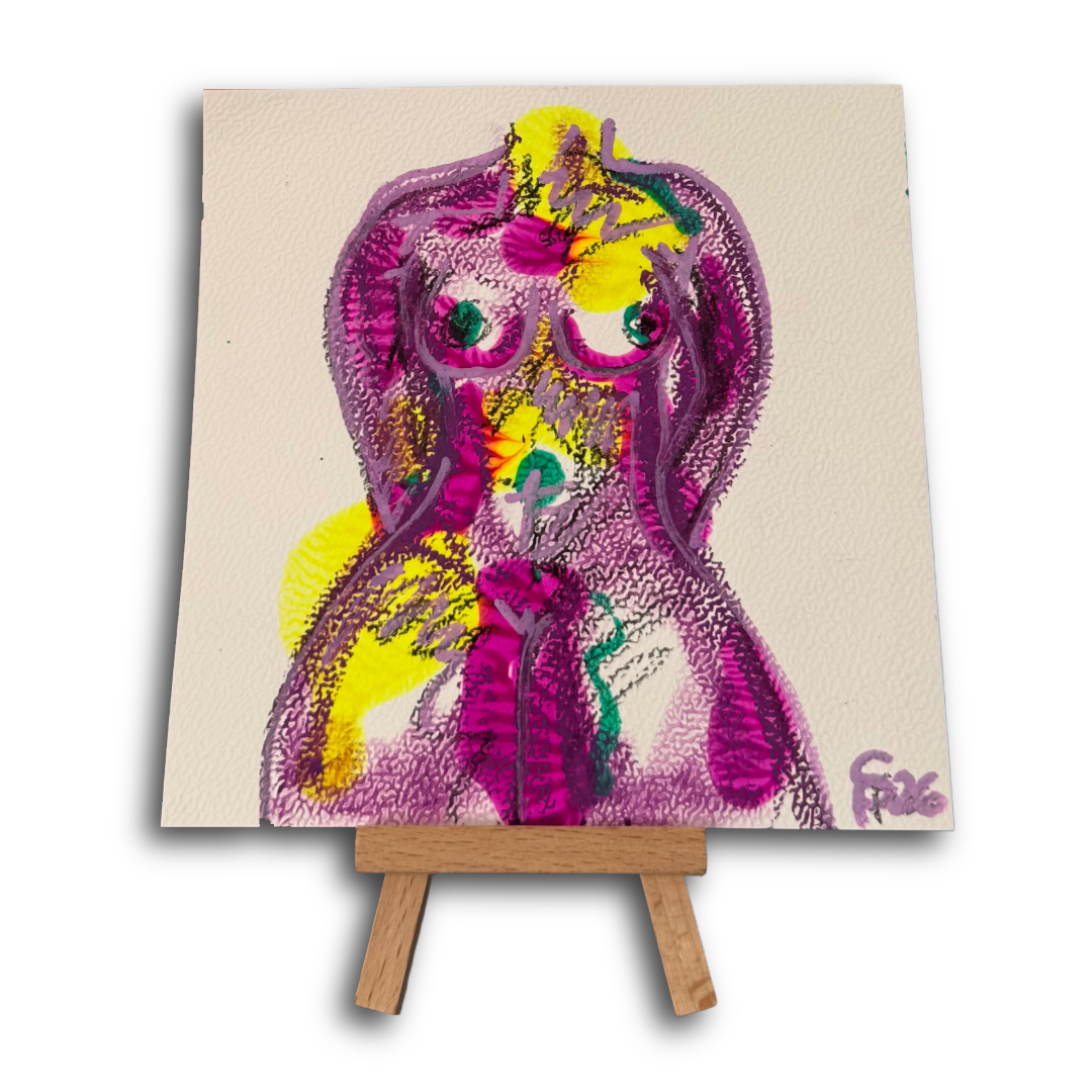 Original Kunstwerk „Goulina" - Out of this World - Kollektion