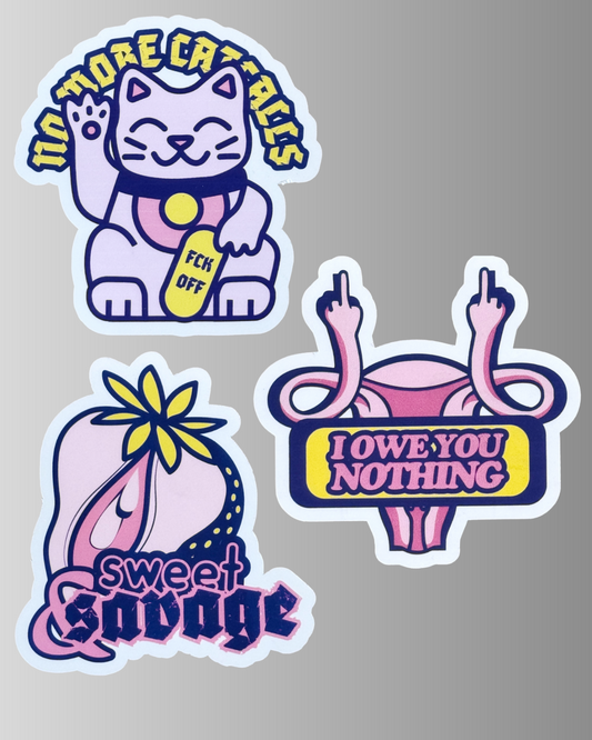 Feministisches Sticker Set (matt)